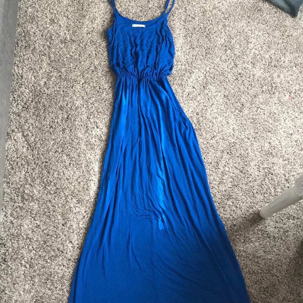 Blue maxi dress